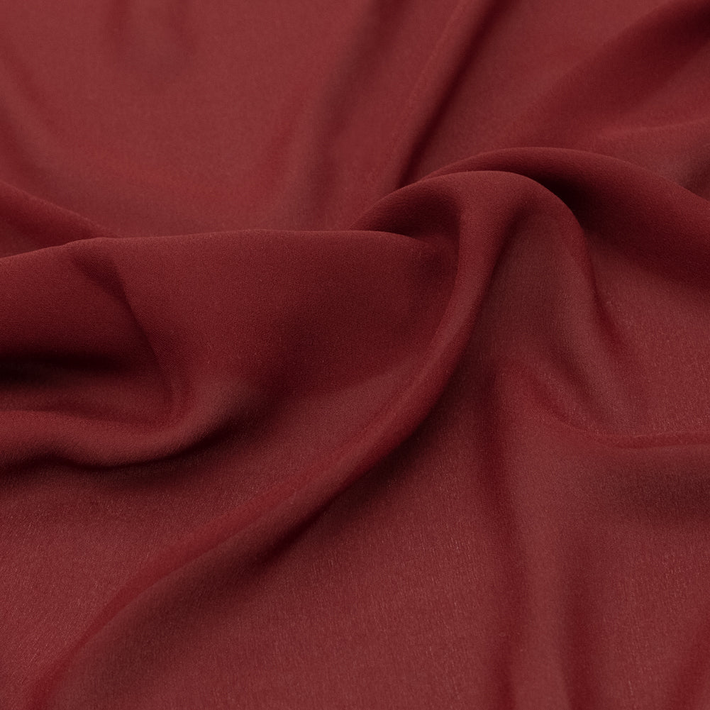 The Row Tango Red Satin-Faced Silk Georgette Detail