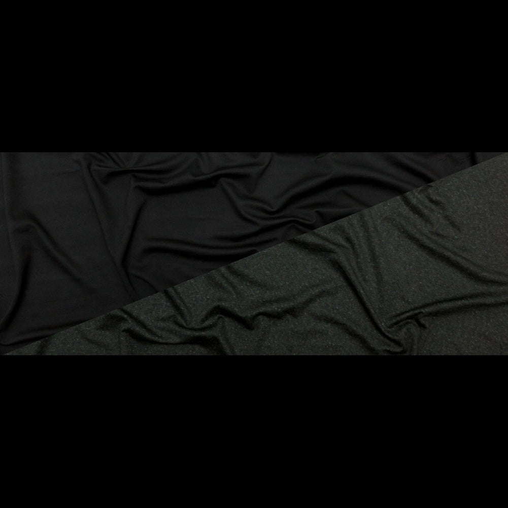 Italian Green and Black Printed Ponte Knit Full