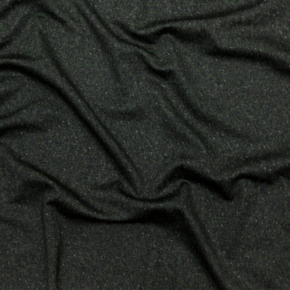 Italian Green and Black Printed Ponte Knit