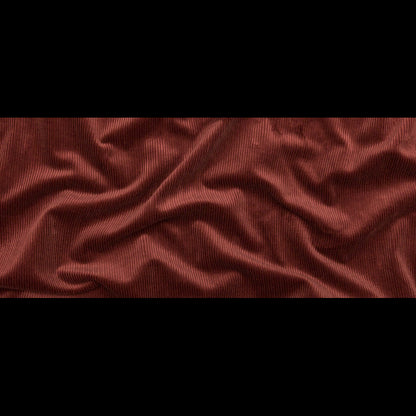 Italian Burnt Henna Stretch Cotton Corduroy Full