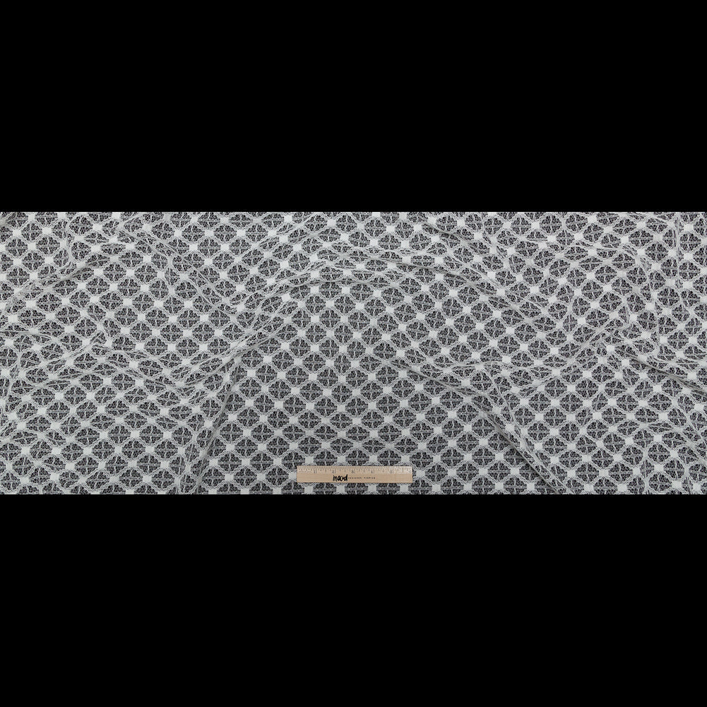 Milly White Diamond Polyester Lace Full