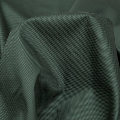 Olive Stretch Woven Cotton Pique Detail