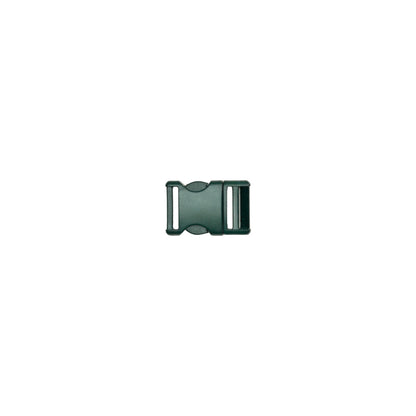 Lucille Italian Small Hunter Green Plastic Release Buckle Detail