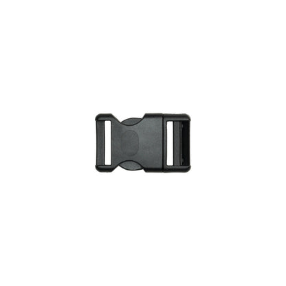 Lucille Italian Medium Black Plastic Release Buckle Detail