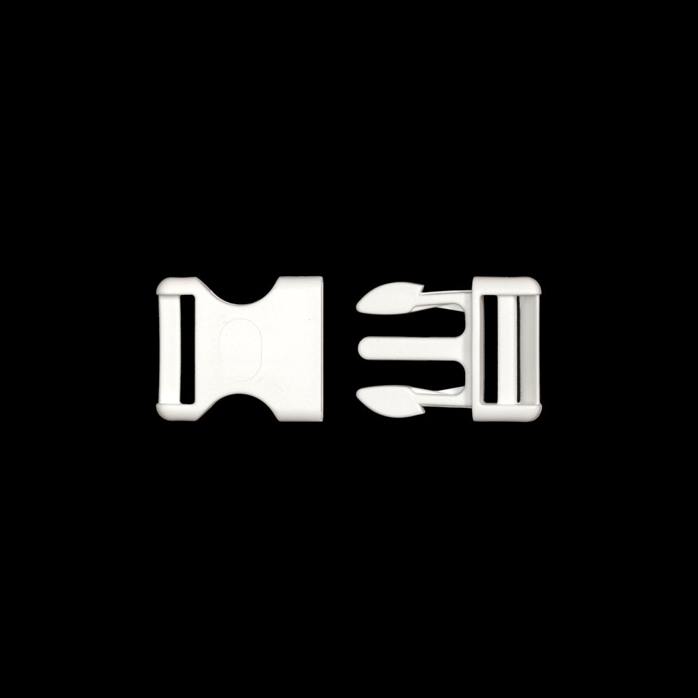 Lucille Italian Medium Cloud Dancer Plastic Release Buckle