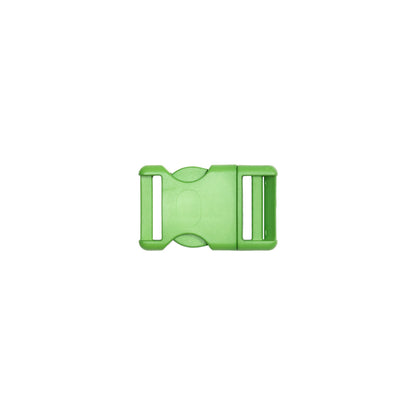 Lucille Italian Medium Jasmine Green Plastic Release Buckle Detail