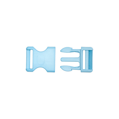 Lucille Italian Medium Plume Blue Plastic Release Buckle