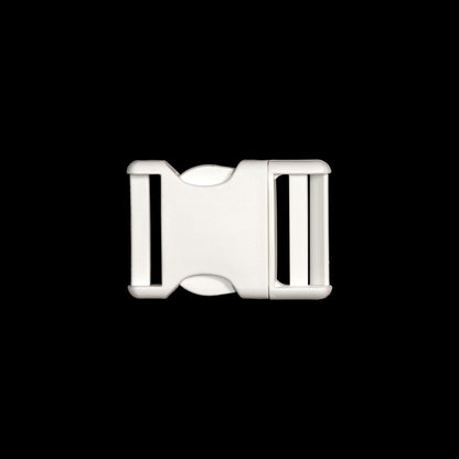 Lucille Italian Large Cloud Dancer Plastic Release Buckle Detail