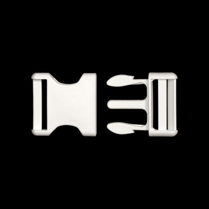 Lucille Italian Large Cloud Dancer Plastic Release Buckle