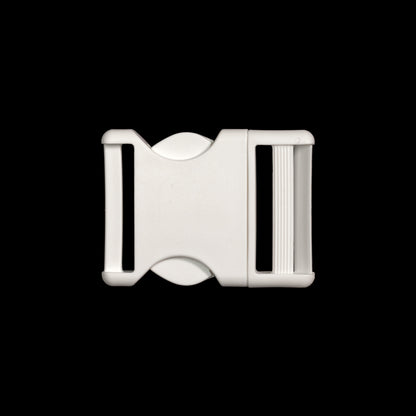Lucille Italian Extra Large Cloud Dancer Plastic Release Buckle Detail