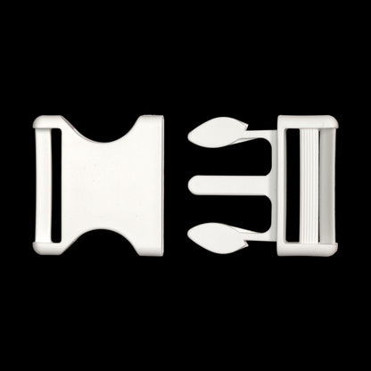 Lucille Italian Extra Large Cloud Dancer Plastic Release Buckle