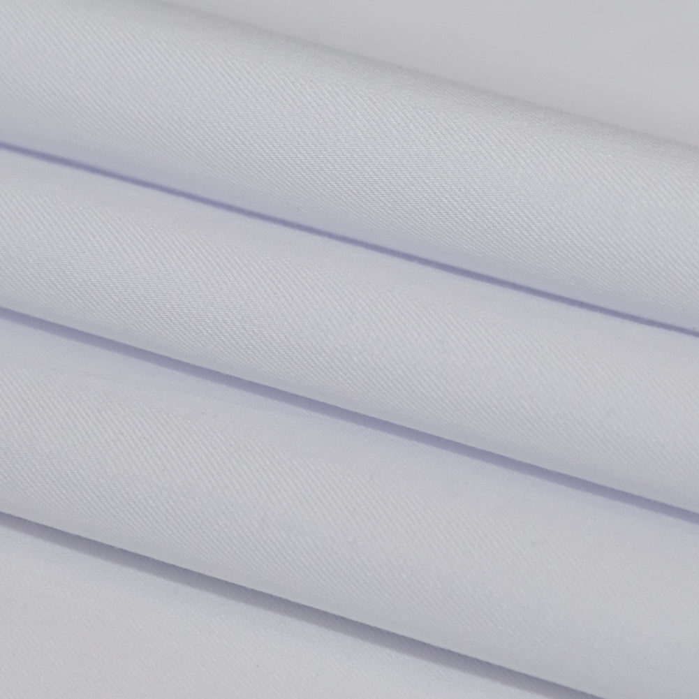 Super Fine Egyptian Cotton Twill, Spill-Resistant - Brilliant White -