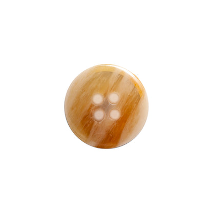 Italian Blue, Chipmunk and Silver Birch Abstract 4-Hole Plastic Button - 24L/15mm Detail