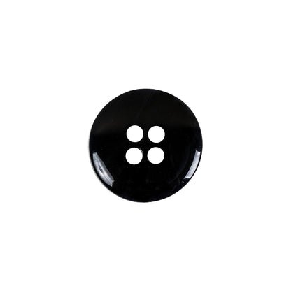 Italian Navy Abstract 4-Hole Plastic Button - 24L/15mm Detail