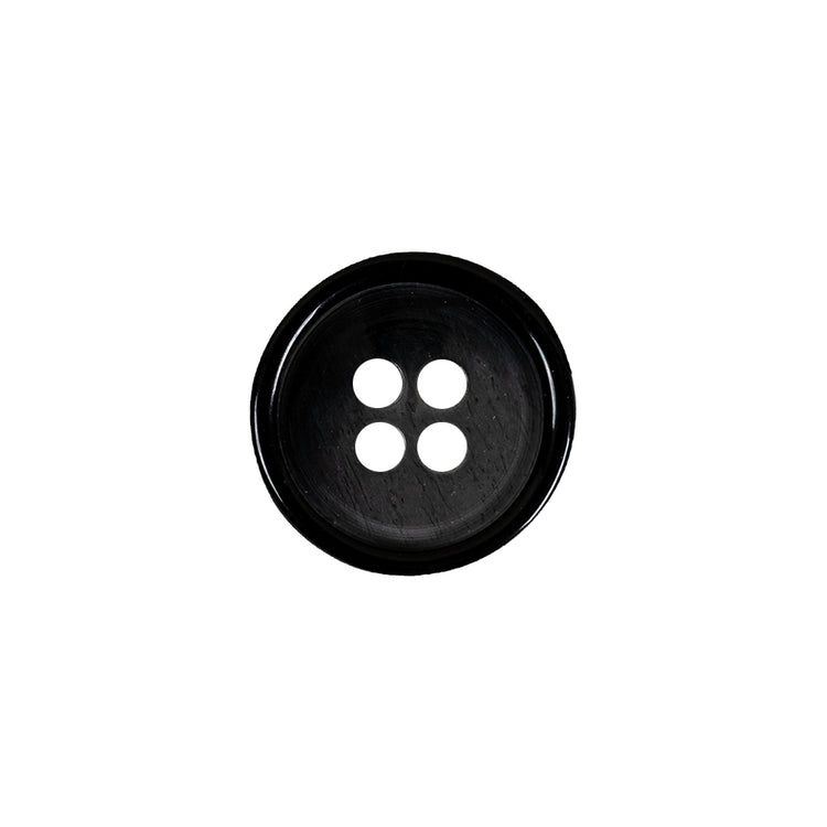 template--25130090922057__main-Italian Black Abstract 4-Hole Plastic Button - 24L/15mm