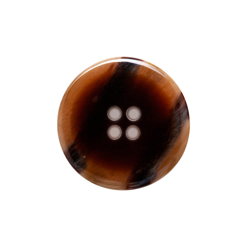 Italian Road and Goat Abstract 4-Hole Plastic Button - 36L/23mm Detail
