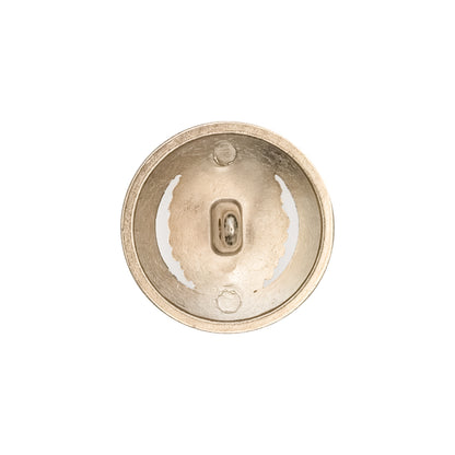Italian Gold Metal Crest Shank Button - 32L/20mm Detail