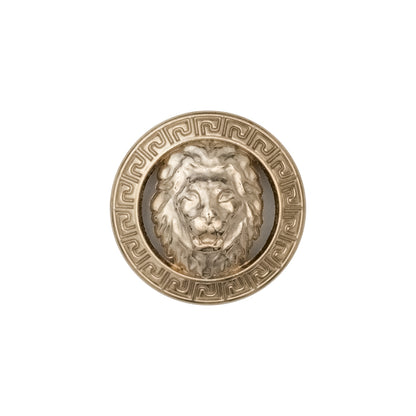 Italian Gold Metal Crest Shank Button - 32L/20mm