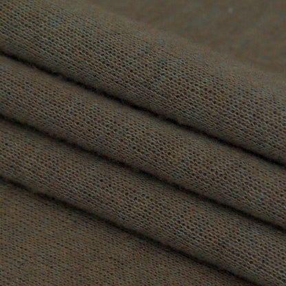 Italian Brindle and Coffee Liqueur Reversible Wool Double Knit Folded