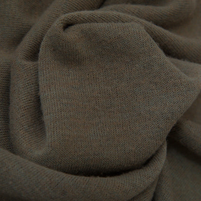 Italian Brindle and Coffee Liqueur Reversible Wool Double Knit Detail