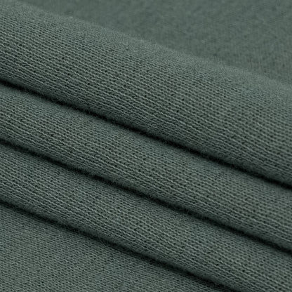Italian Laurel Wreath and Desert Sand Reversible Wool Double Knit Folded