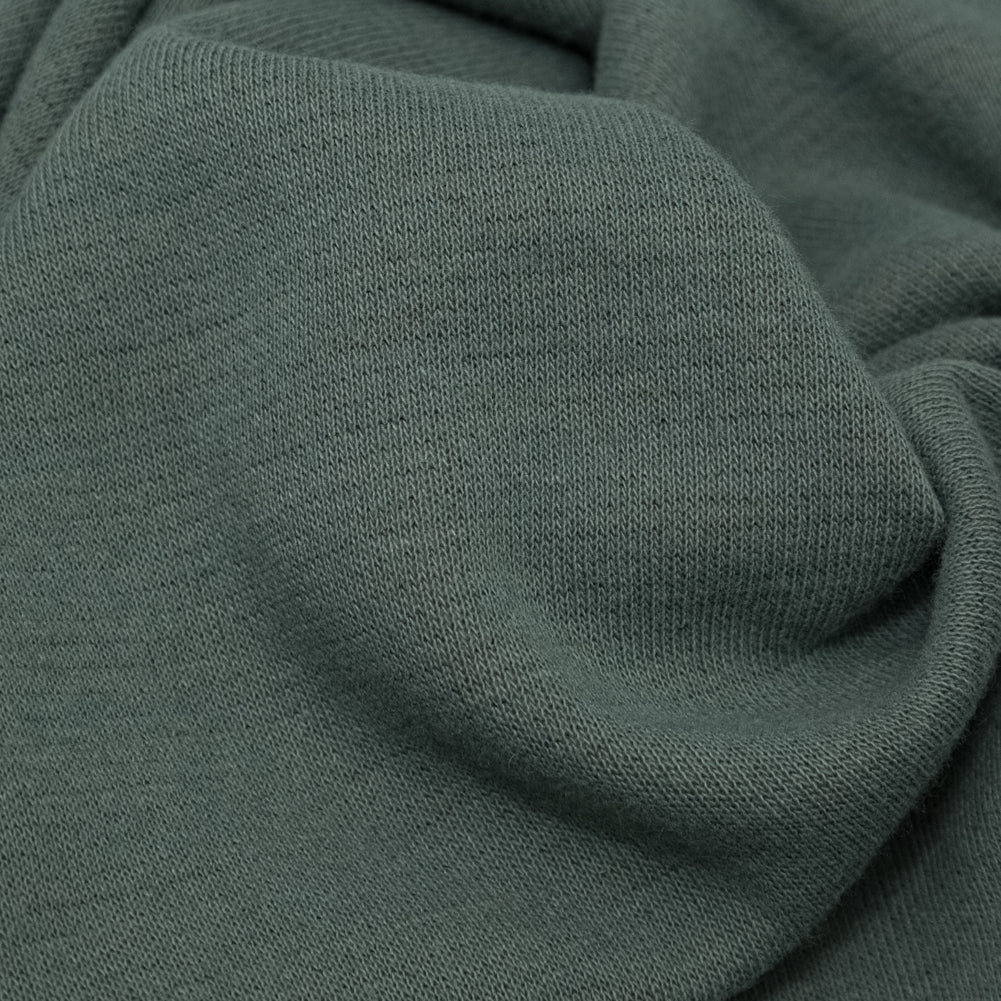 Italian Laurel Wreath and Desert Sand Reversible Wool Double Knit Detail