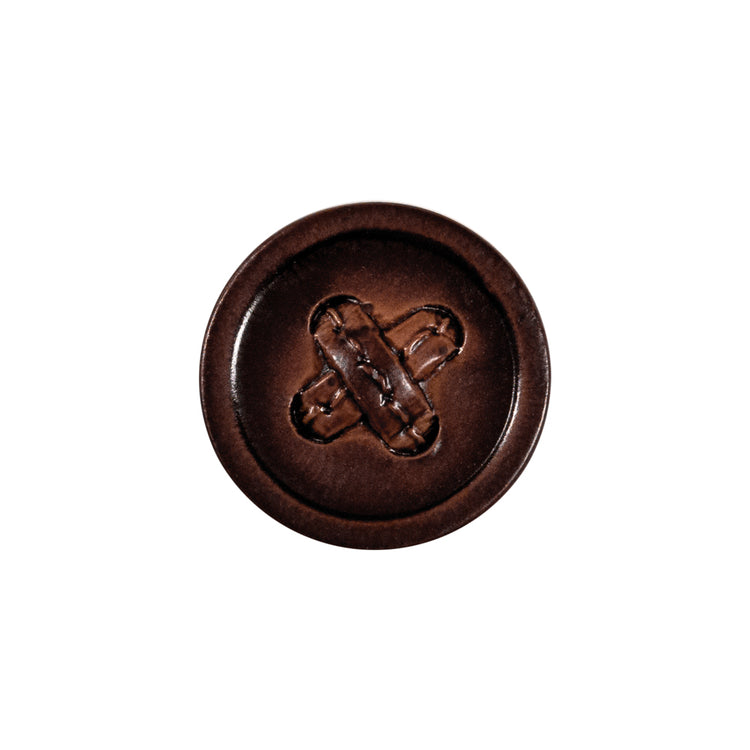 template--25130090922057__main-Brown Cross Stitch Plastic Shank Back Button - 32L/20mm
