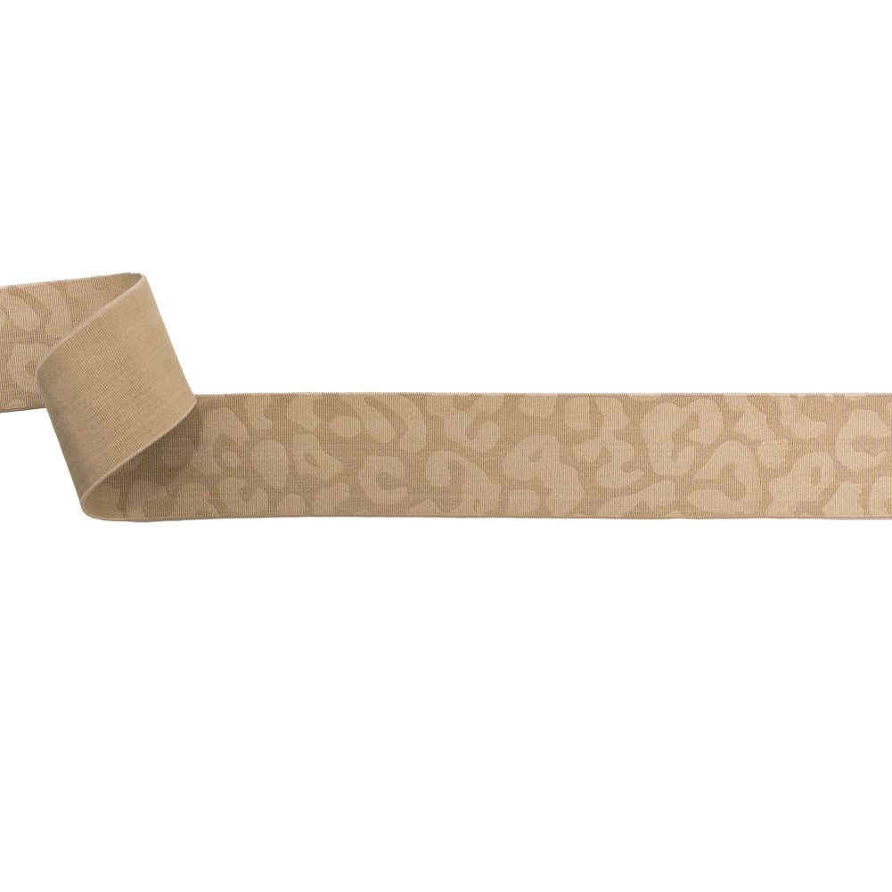Italian Beige Jaguar Elastic Trim - 1.5"