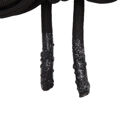 Italian Black Drawstring - 51" Detail