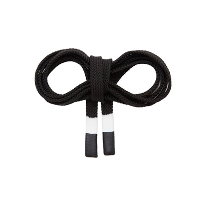 Italian Black Drawstring with White Accents - 49"