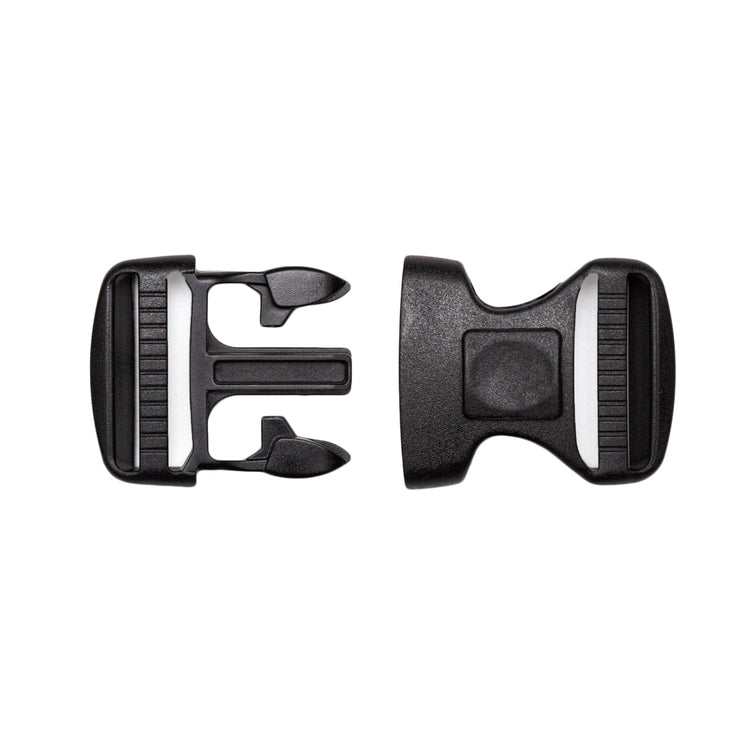 template--26688905969737__main-Italian Black Plastic Release Buckle - 3" x 1.75"