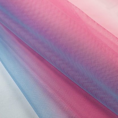 Ombre Shadow Tulle - Fuchsia and Blue Full