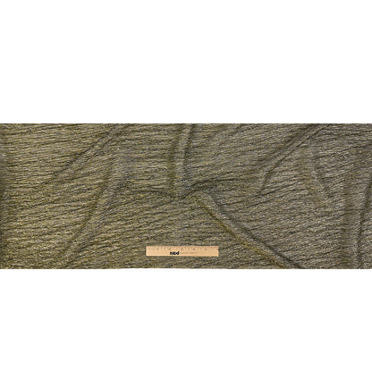 Metallic Stretch Plisse - Black and Gold - Natalia Collection Drape