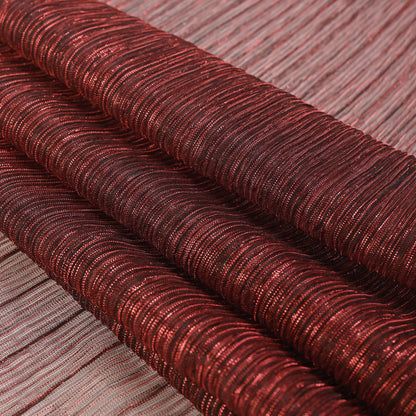 Metallic Stretch Plisse - Corazon and Black - Natalia Collection Full