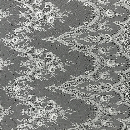 White Delicate Chantilly Lace - 3 Yard Piece