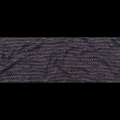 Eclipse, Rustic Orange and Red Striped Blended Wool Knit Full