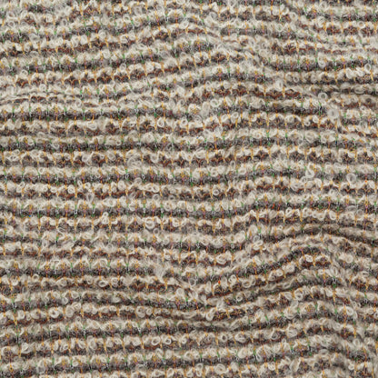 Irish Cream, Lime and Yellow Striped Blended Wool Knit
