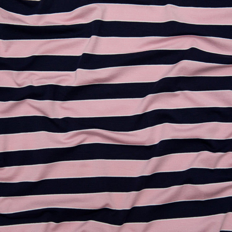 template--25130090922057__main-Cameo Pink and Evening Blue Awning Striped Polyester Jersey