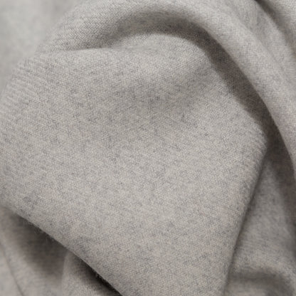 Mood Indigo and Silver Cloud Twill Wool Double Cloth Detail