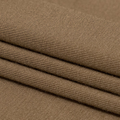 Toasted Coconut Stretch Rayon Jersey Folded