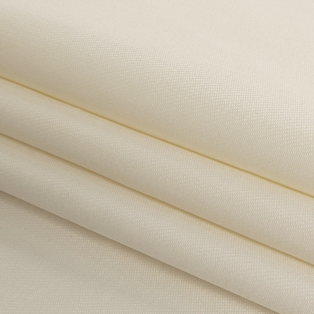 Off-White Stretch Cotton Twill Folded