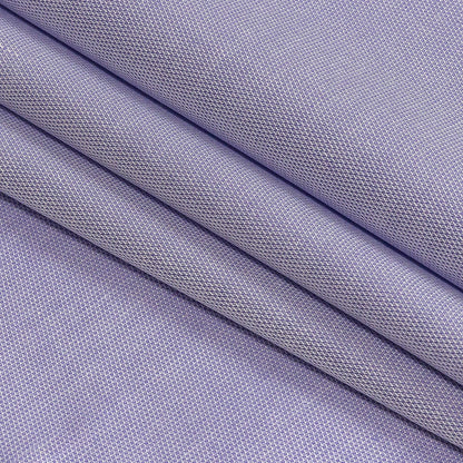 Premium Lavender Single-Ply Cotton Shirting Folded