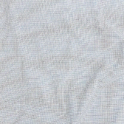 Premium Cornflower Blue and Black Graph Check Cotton Shirting