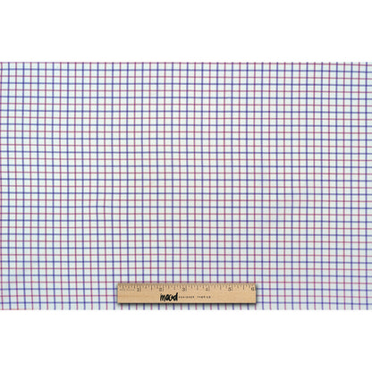 Premium Light Purple and Pink Tattersall Checkered Cotton Shirting Full