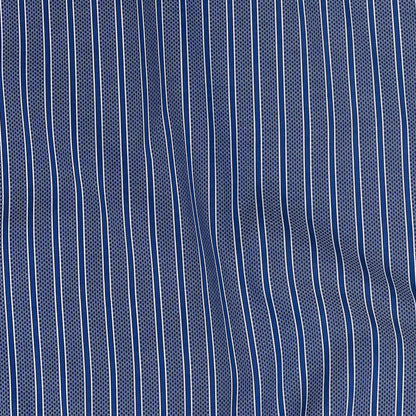 Premium Medium Blue Checks and Stripes Cotton Shirting Detail