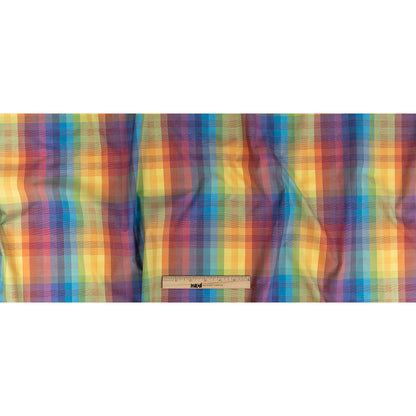 Premium Rainbow Checks Cotton Shirting Full