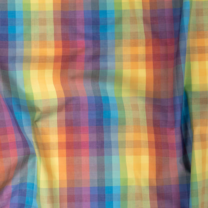 Premium Rainbow Checks Cotton Shirting