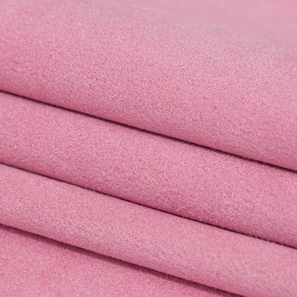 Heavy Scuba Knit Suede - Rosebloom Pink