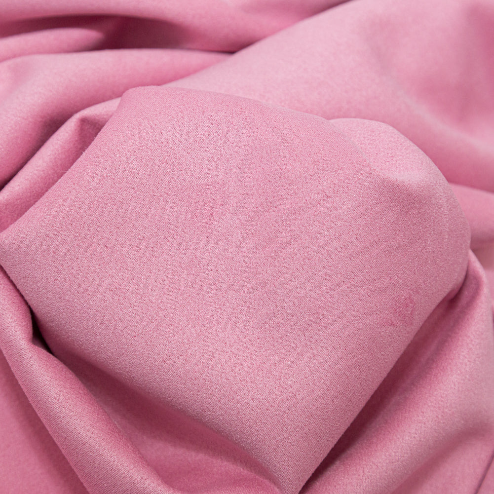 Heavy Scuba Knit Suede - Rosebloom Pink
