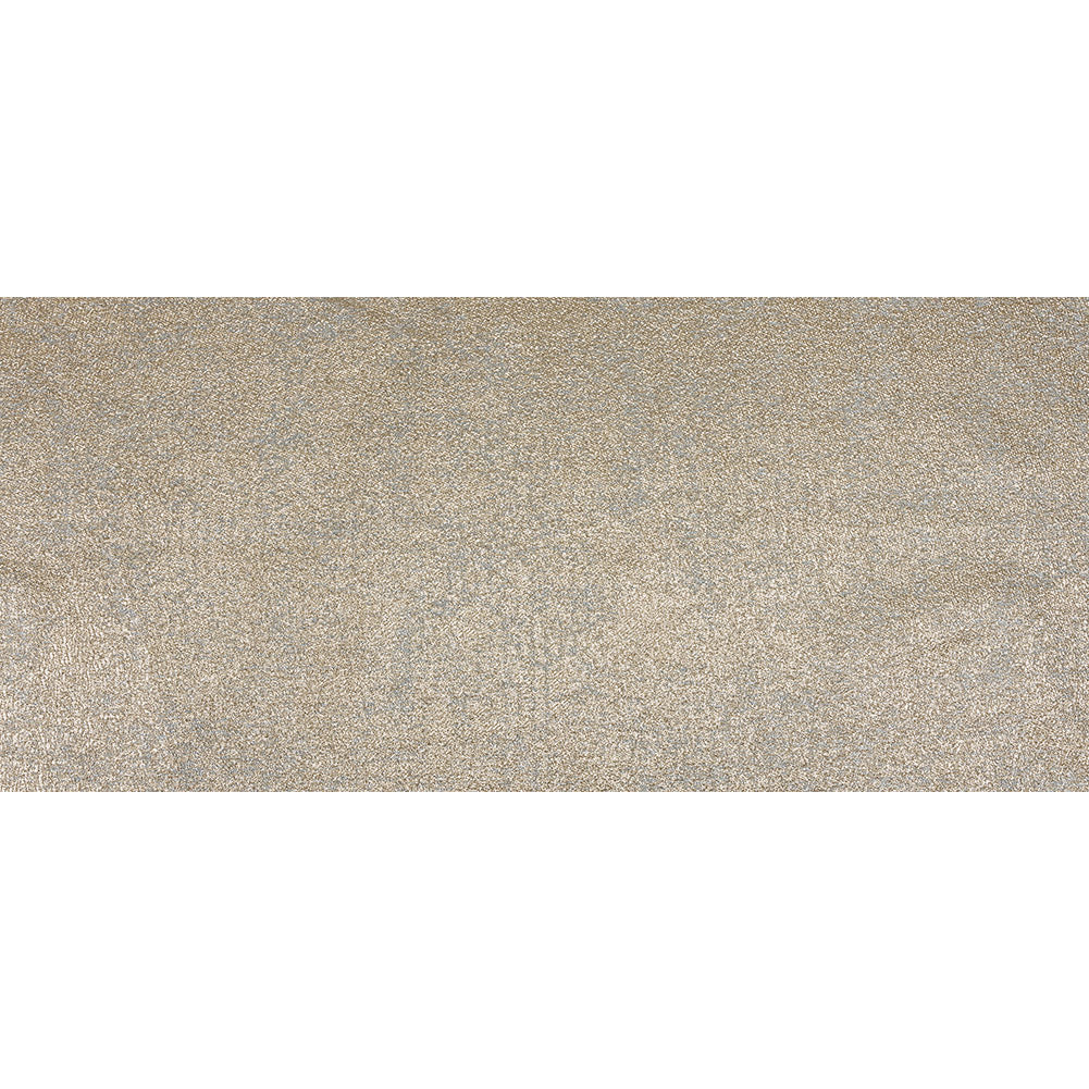Metallic Gold and Silver Crackle Luxury Brocade Folded